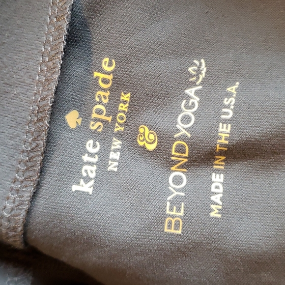 KATE SPADE x BEYOND YOGA Arica Grey Neck Bow Front Zip Jacket sz S Women's NEW - Picture 11 of 16